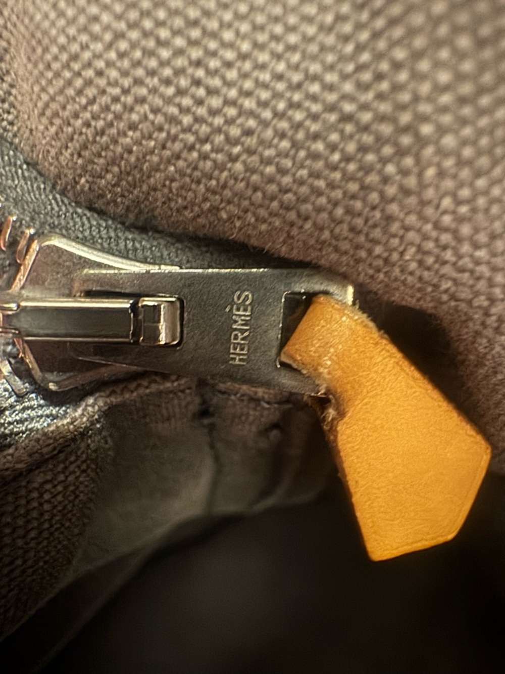 Hermes authentic canvas tote EUC - Picture 7 of 10